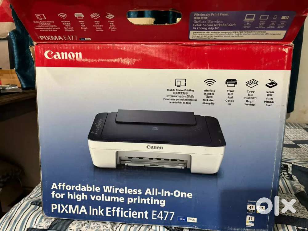 Canon Pixma E477 PRINT, SCAN, COPY, COLOR PRINT