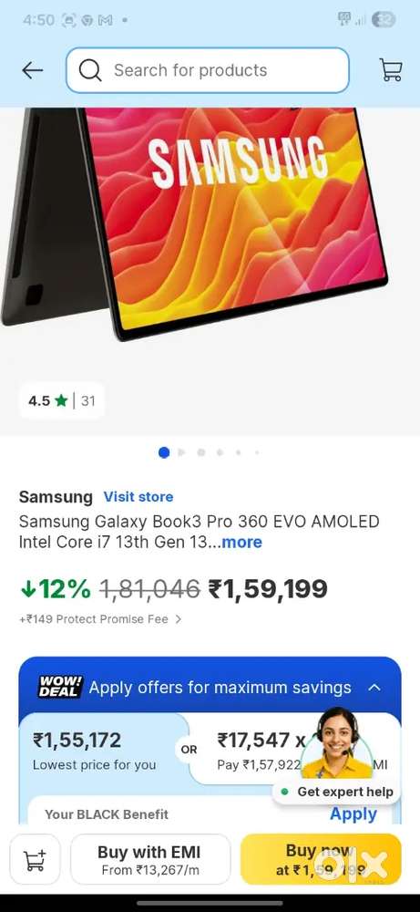 Samsumg Galaxy book 3 pro 360