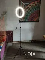 12 INCH RINGLIGHT & 7FT TRIPOD WITH MOBILE HOLDER
