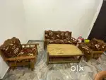 Maharaja Sofa Set with Solid Strong Wooden Traditional Table