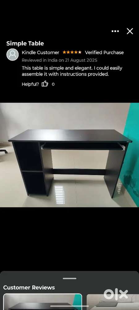 Bluewood Computer Table