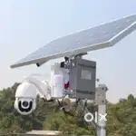 Solar camera installation