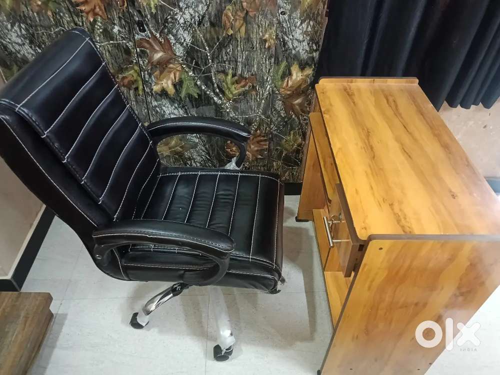 Computer table with chair