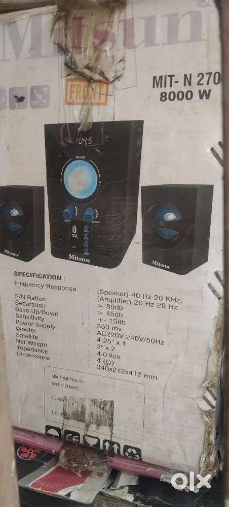 Mitsun home theatre 2.1