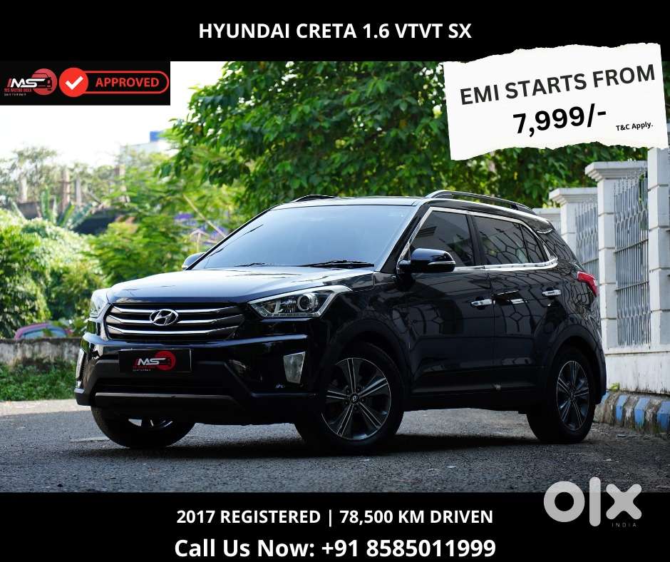 Hyundai Creta 1.6 VTVT AT SX Plus, 2017, Petrol