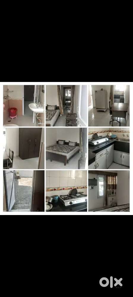 Independent Furnished 2 bedroom kitchen washroom in sector 8 Chd.