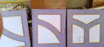 Wardrob furniture door with mirror