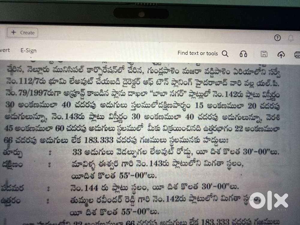BABA NAGAR 23Ankanam 3rd Bit from 60 Feet road old DTCP Approved