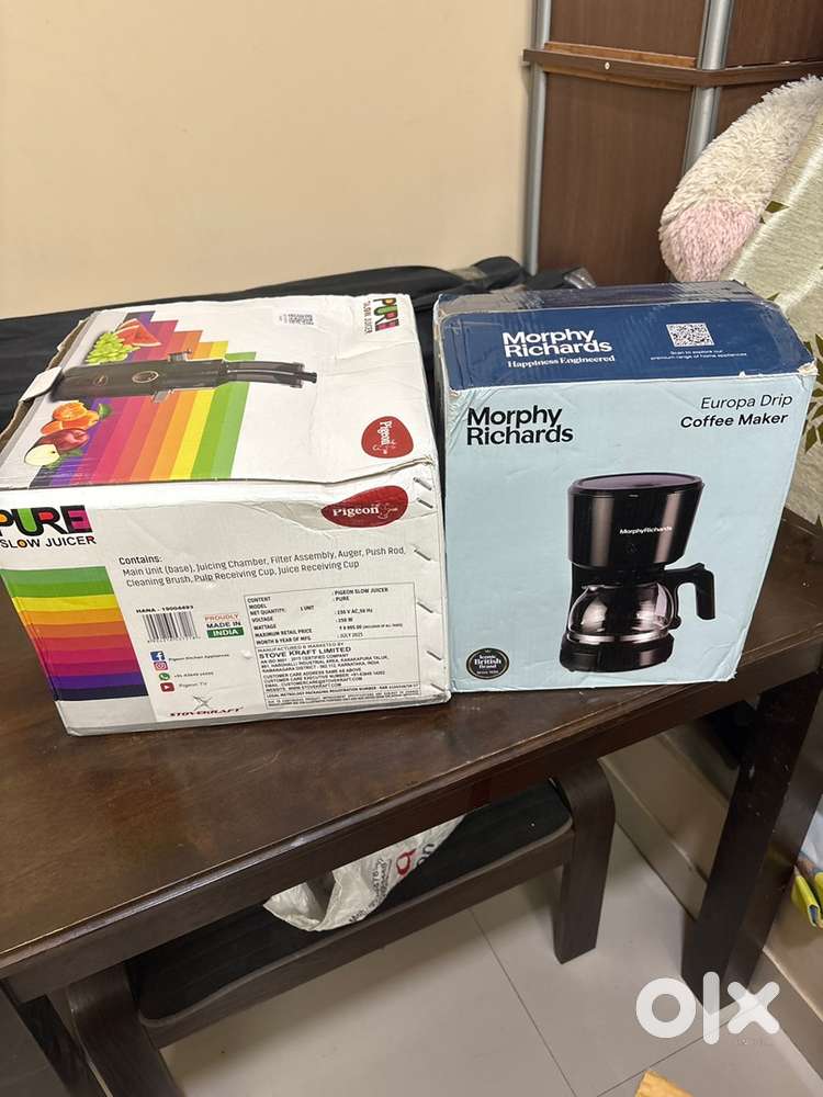 Brand New Coffee Maker & Slow juicer