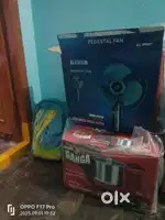Table fan and Grinder