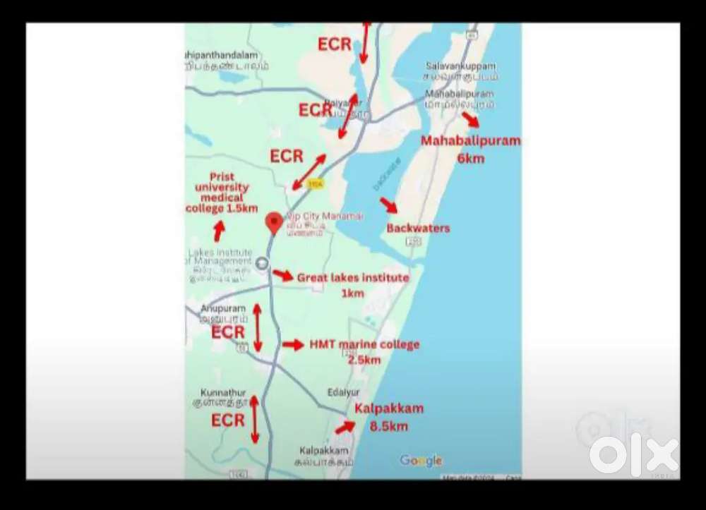 1000 sqft plot sale near satellite city development - poonjeri