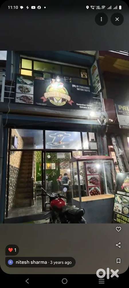 13×20.. double story shop.. price 80 lakhs with samman