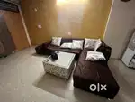 Sofa set with center table