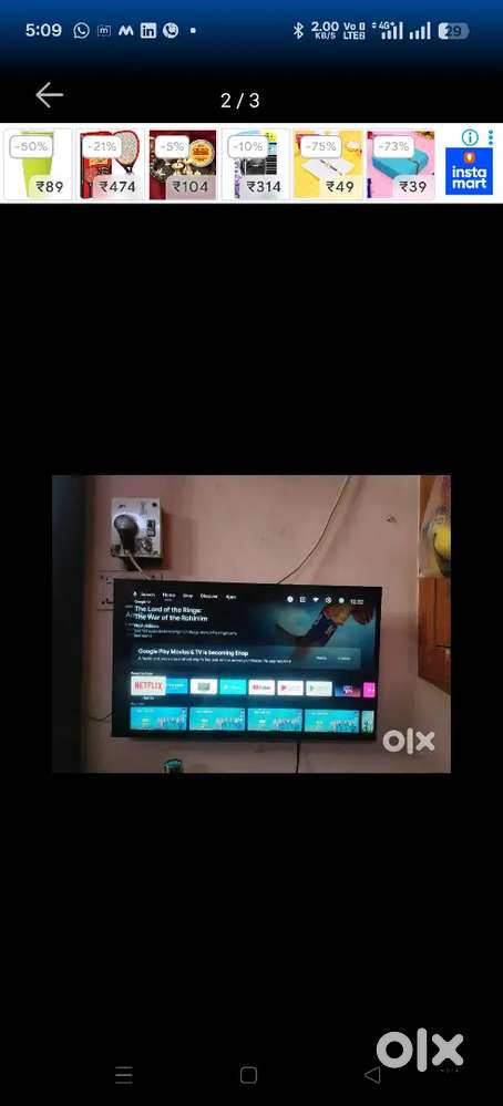 One plus TV display issue