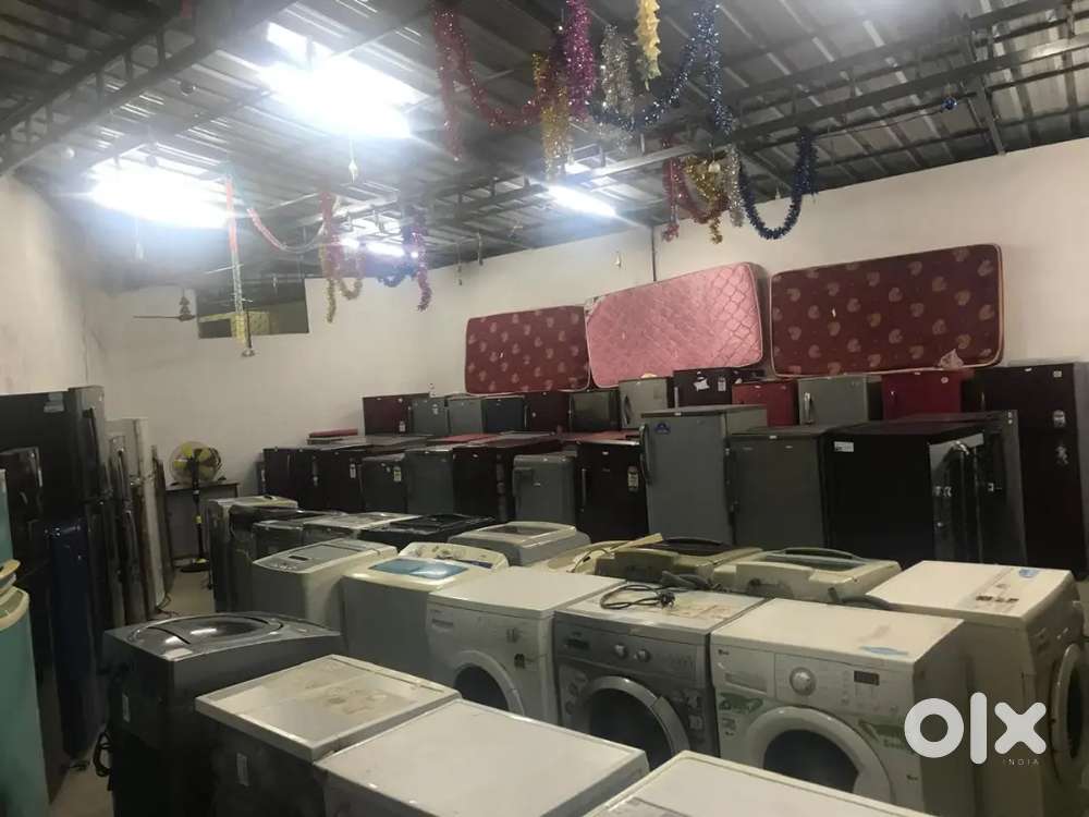 Used refrigerator and washing machine available at low price
