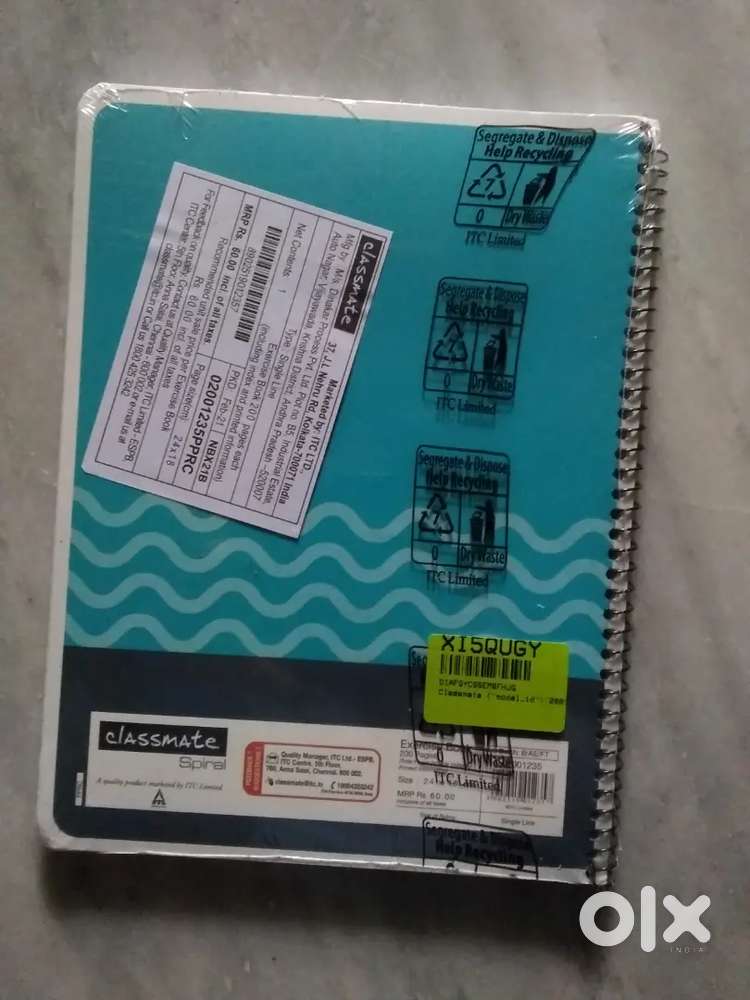 Classmate notebooks