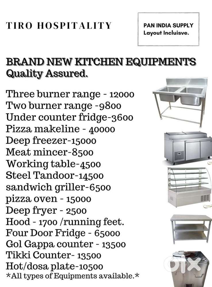 Restaurant kitchen equipment
