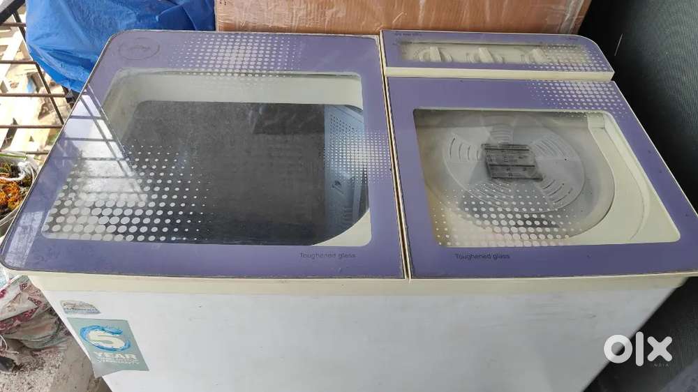 7kg washing machine semi automatic godrej company working condition