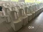 White chair covers very less used