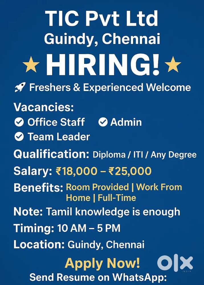 Office assistant permanent Job vacancy