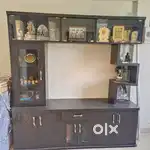 TV Unit with showcase and storage