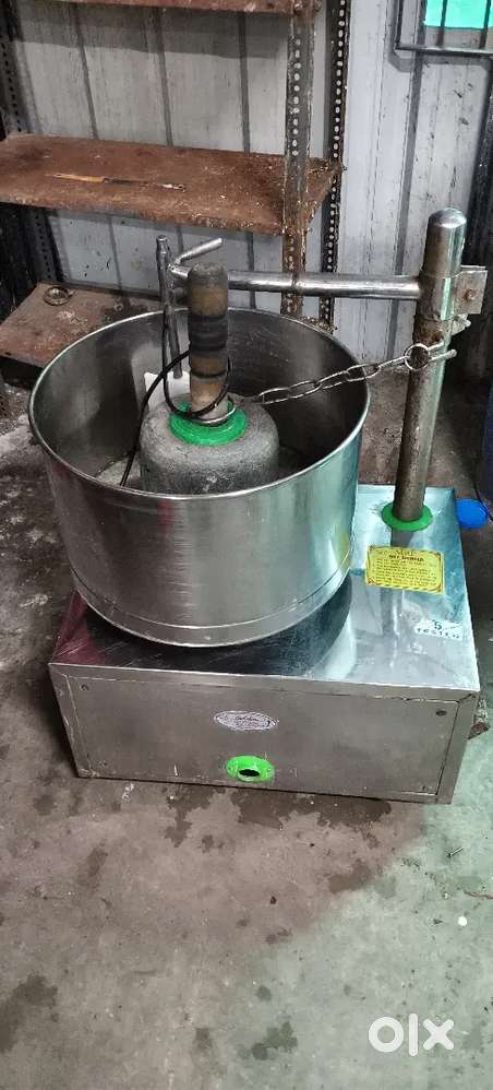 Ice cream frize,commercial stove, chairs,idly streamer,grinder,plates