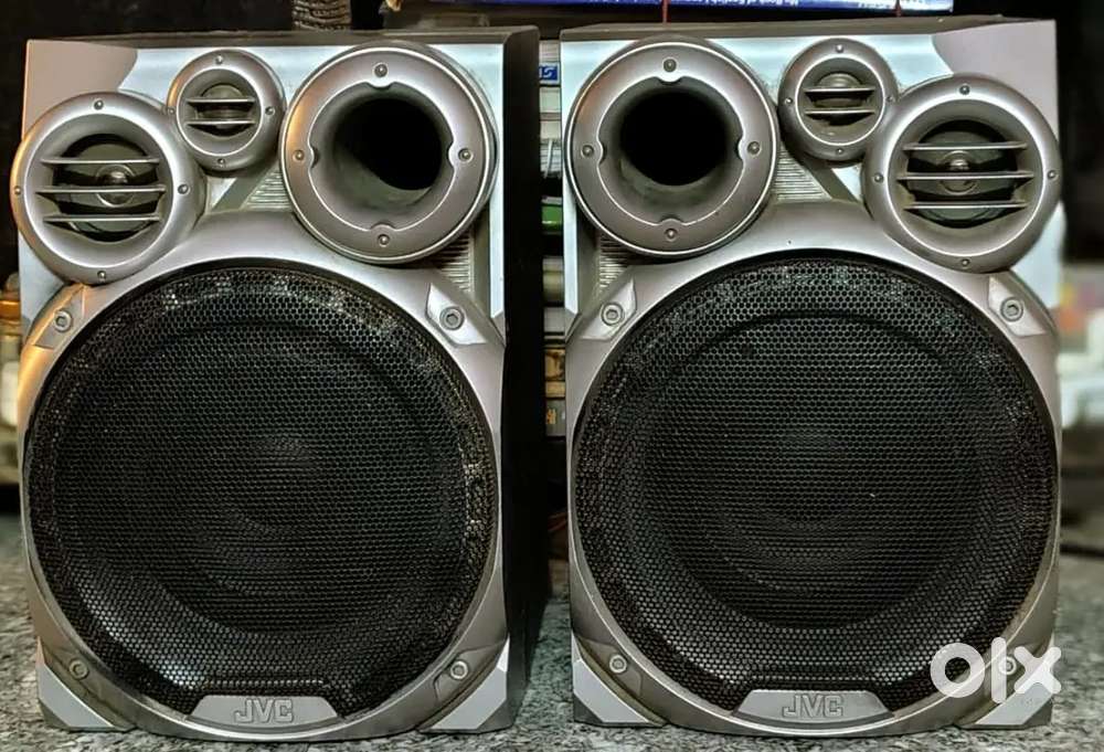 JVC SPEAKERS FULLY WORKING POWERFULL SOUND