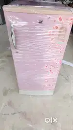 Id- 560067.  Pink colour flower design refrigerator