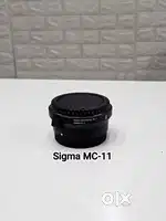 Used Sigma MC-11 Mount Converter Canon EF for Sony E-Mount Camera .