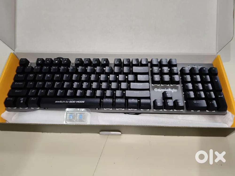 Cosmic byte vanth mechanical keyboard blue switches rgb