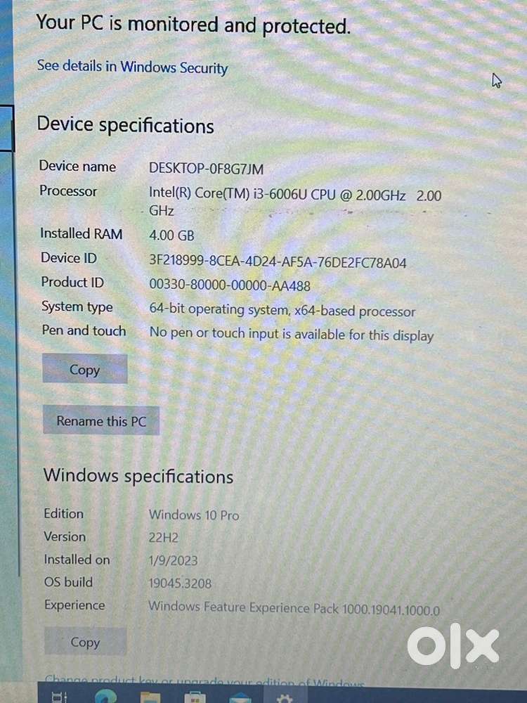 Laptop i3 less used
