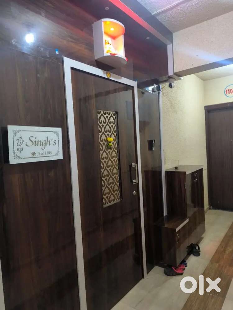 2 BHK - Fully Furnished Flat, Life Time Open View of Garden