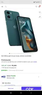 Motorola go5 phone green colour
