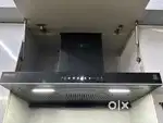 Gilma IBA 75 auto clean, wall mounted, gloss black 1350 CMH chimney