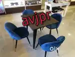New four seater dining table with chairs cafe furniture restaurant fur