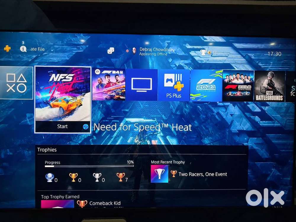 Sony Playstation 4 Pro 1 TB with 1 Controller +Free Games