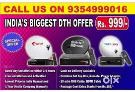 SUPER OFFER ! HD BOX SKY DISH TV DTH VIDEOCON SUN AIRTEL D2H PLAY