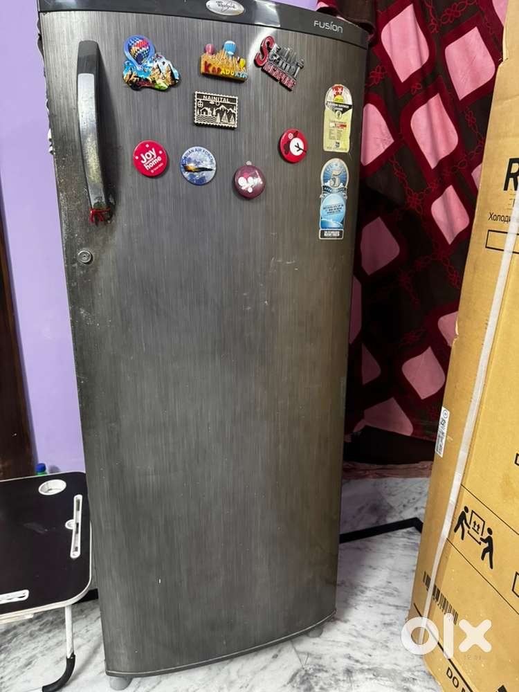 Gray color fridge