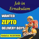 Part time and full time zepto delivery job - Edappaly