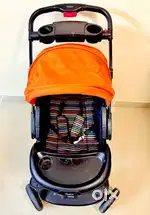 Babyhug Wander Stroller/ Pram With Rear Parent Utility Box Cup Holder