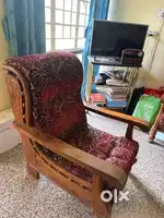 Wooden Sofa 2+1