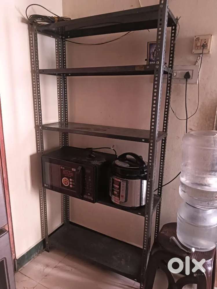 Iron rack 5 3 1 shelves