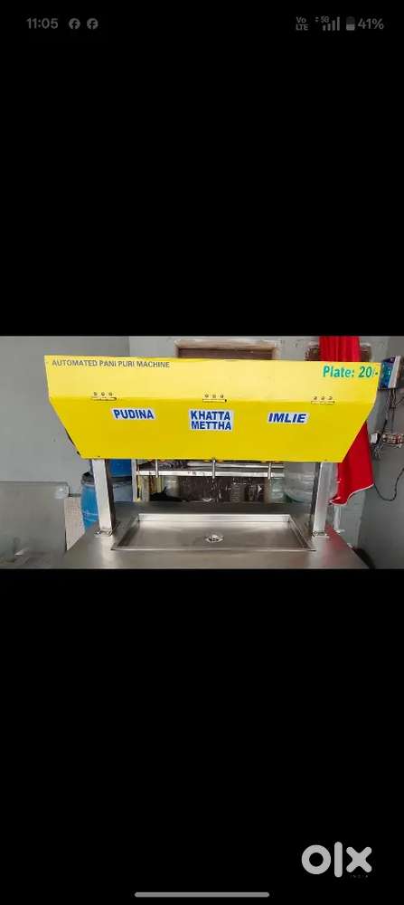 Panipuri automatic machine