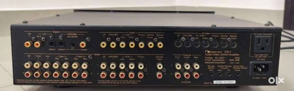 Nakamishi CA1 5.1 processor and Harmon kordan signature 2.1