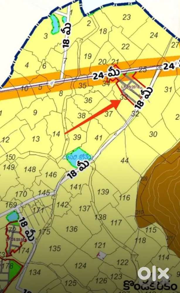 VMRDA ( VUDA) plot 167 yards, South facing for sale near Vijayanagaram