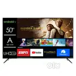 50 Inches Led Tv 3 Years Warranty Exchange Available