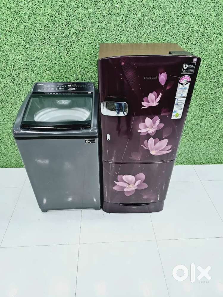 Samsung single door or whirlpool top load washing machine