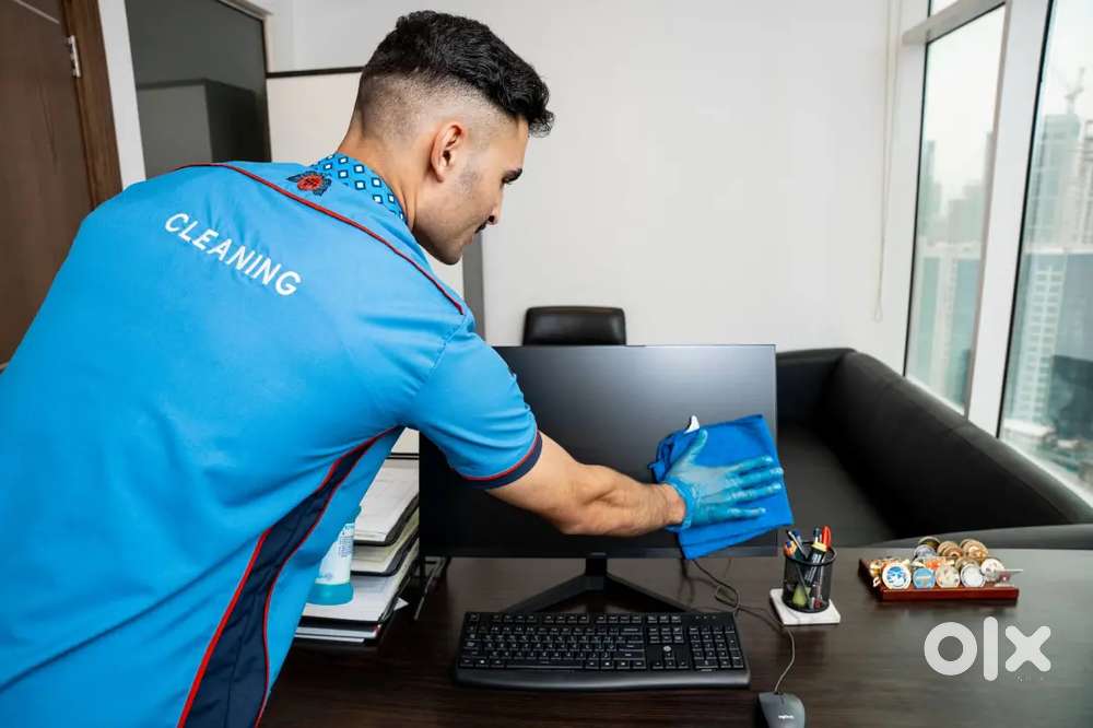 Office boy for cleaning