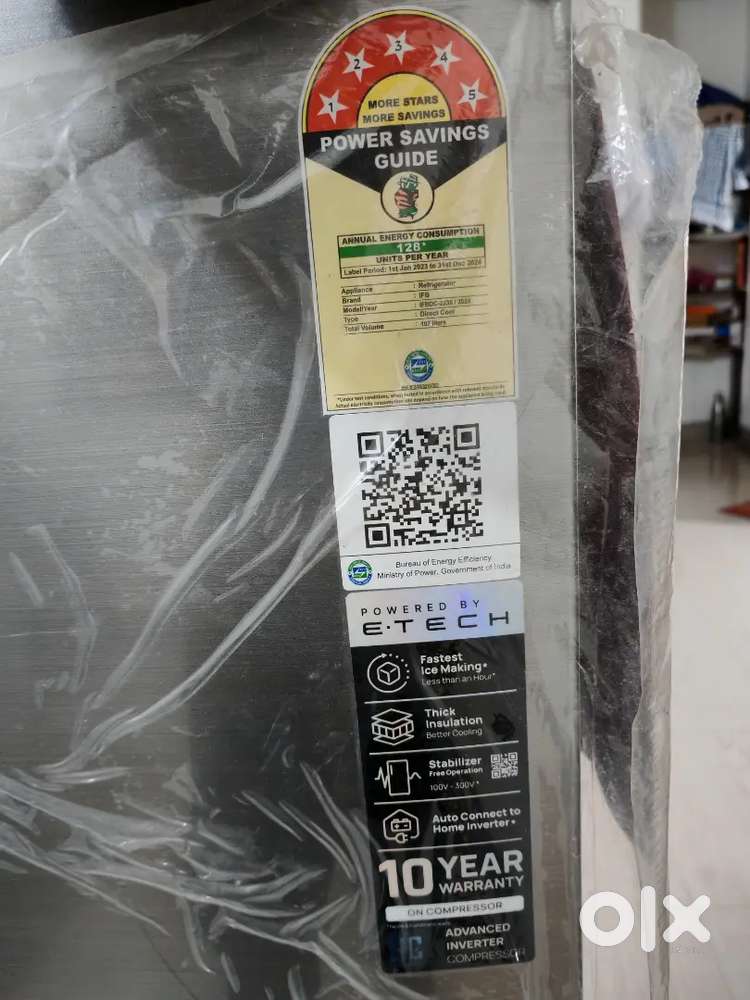 IFB 297 ltr, 5 star rating refrigerator