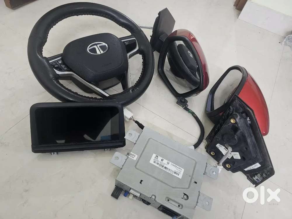 Tata nexon information display silver box